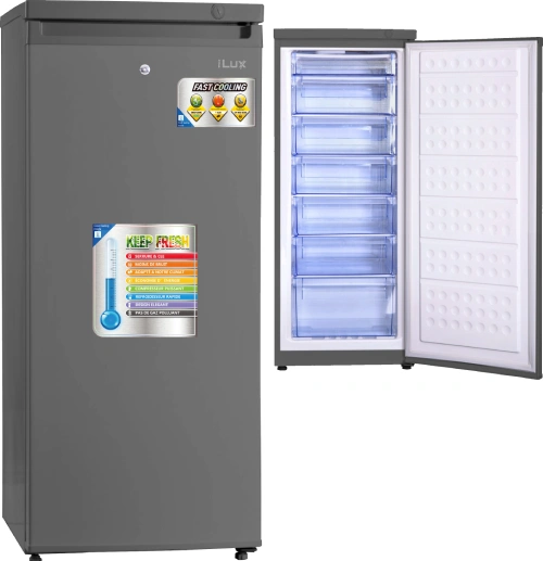 iLUX Congélateur Vertical 7 Tiroirs - 182 L - ILCV182