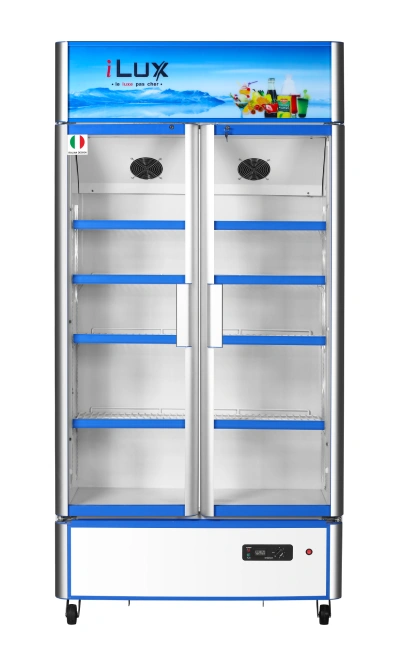 iLUX Double Door Display Refrigerator