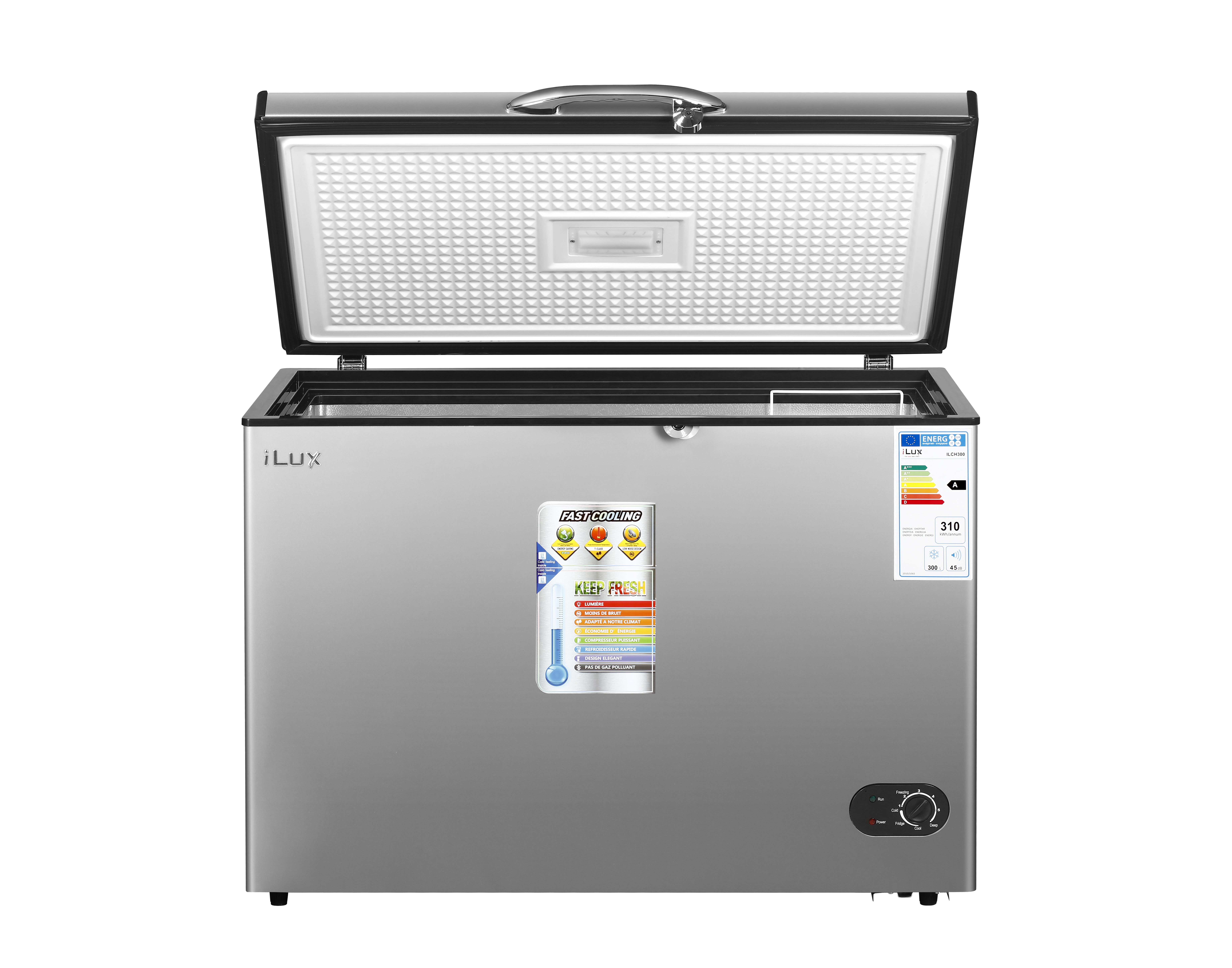 iLUX Congélateur Horizontal - 300L - ILCH300