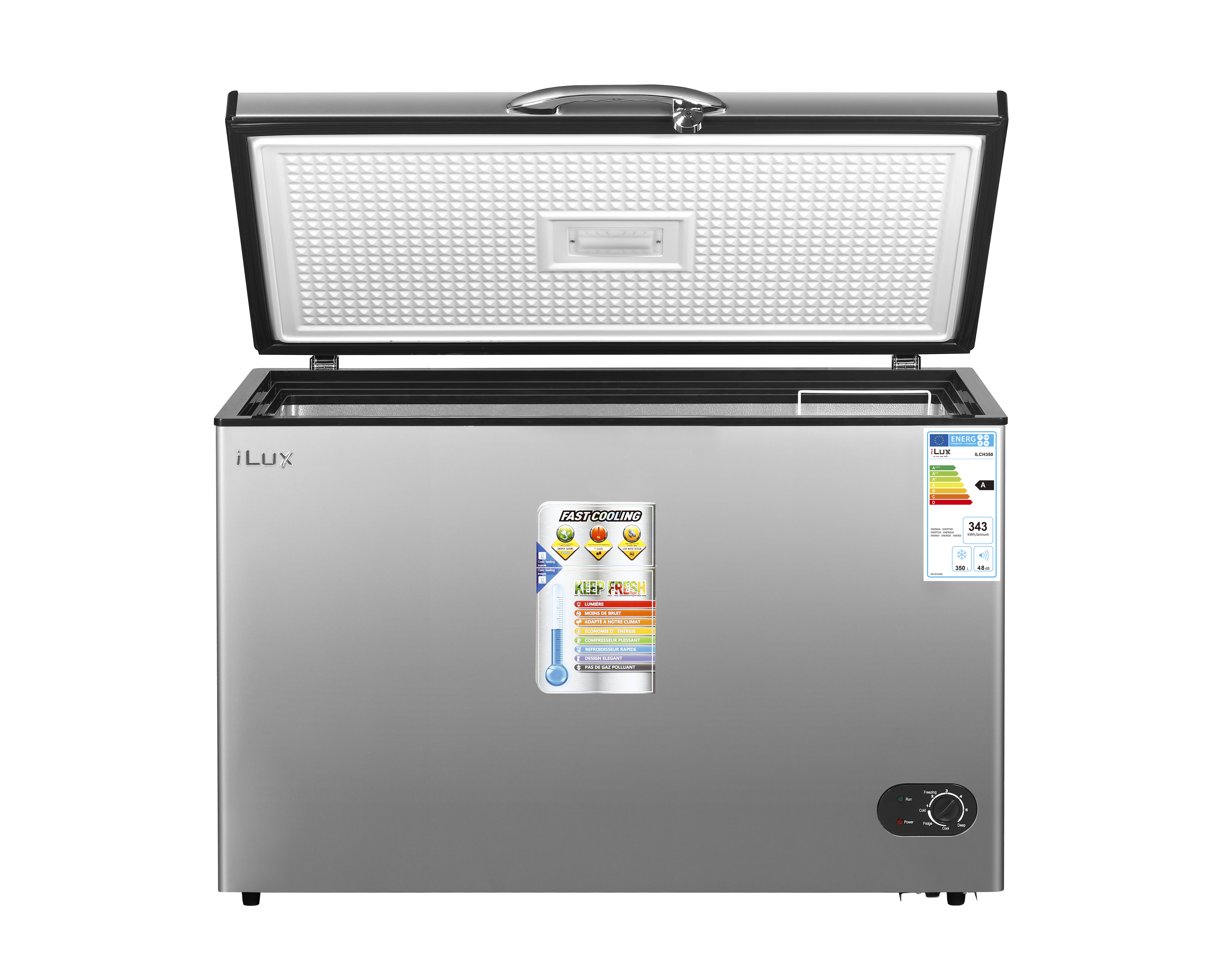 iLUX Congélateur Vertical 350L - ILCH350