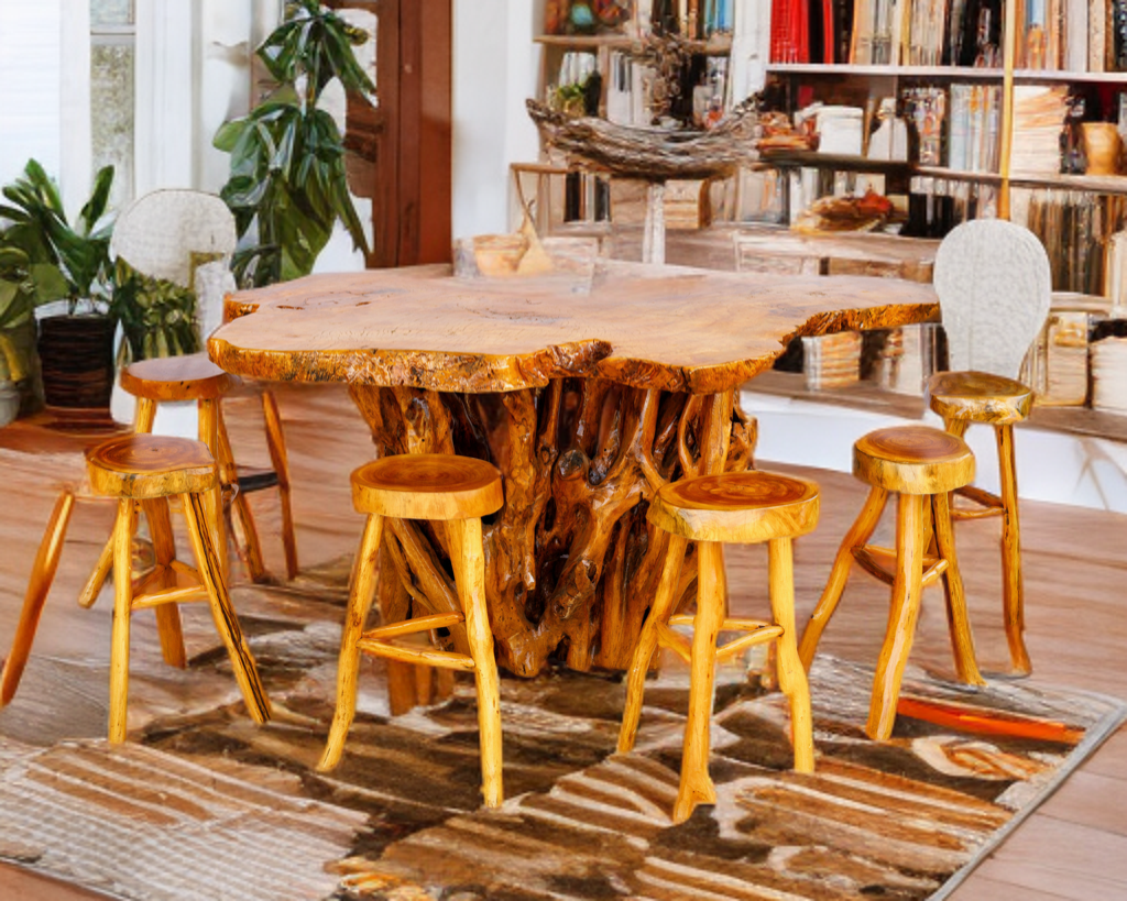 Western Rustic Dinning Table Set