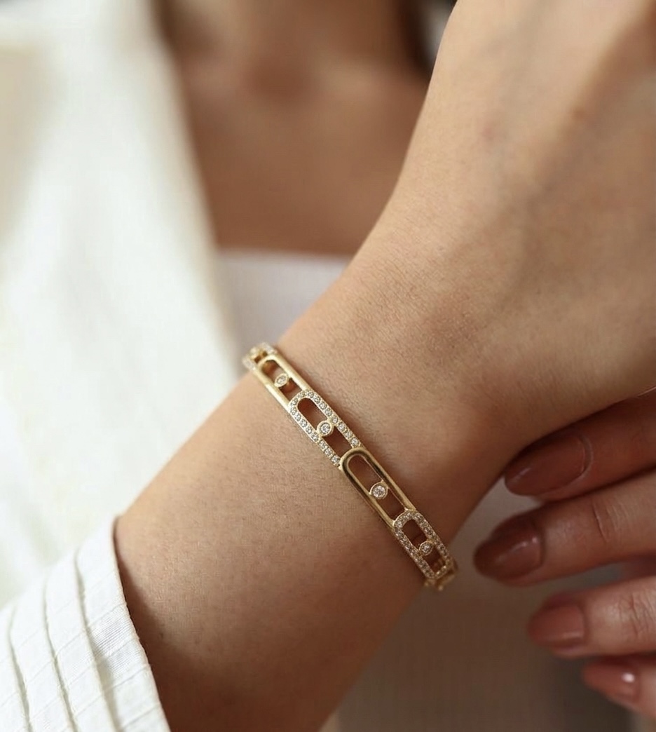 Gold Link Chain Bracelet