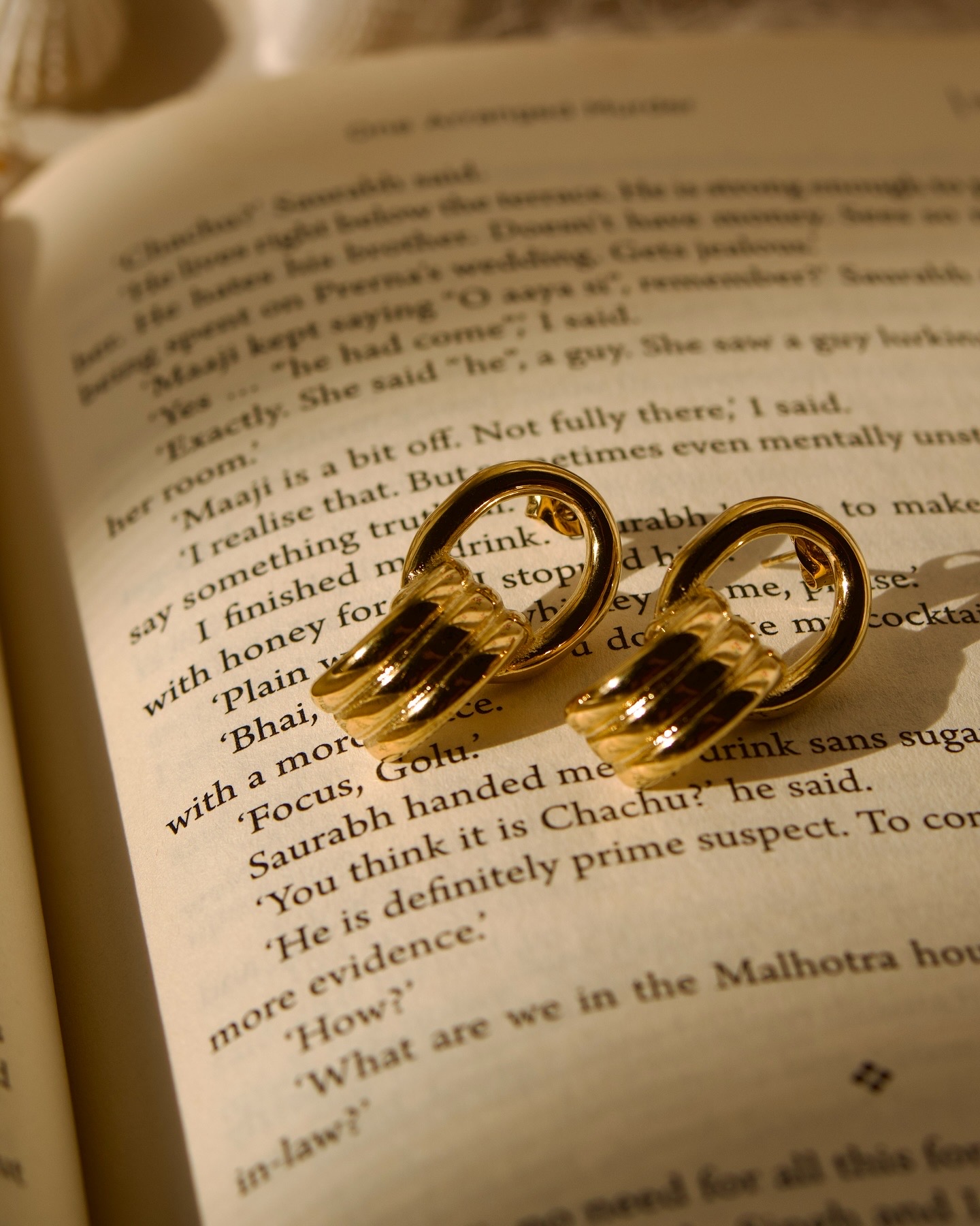 Gold Stud Earrings