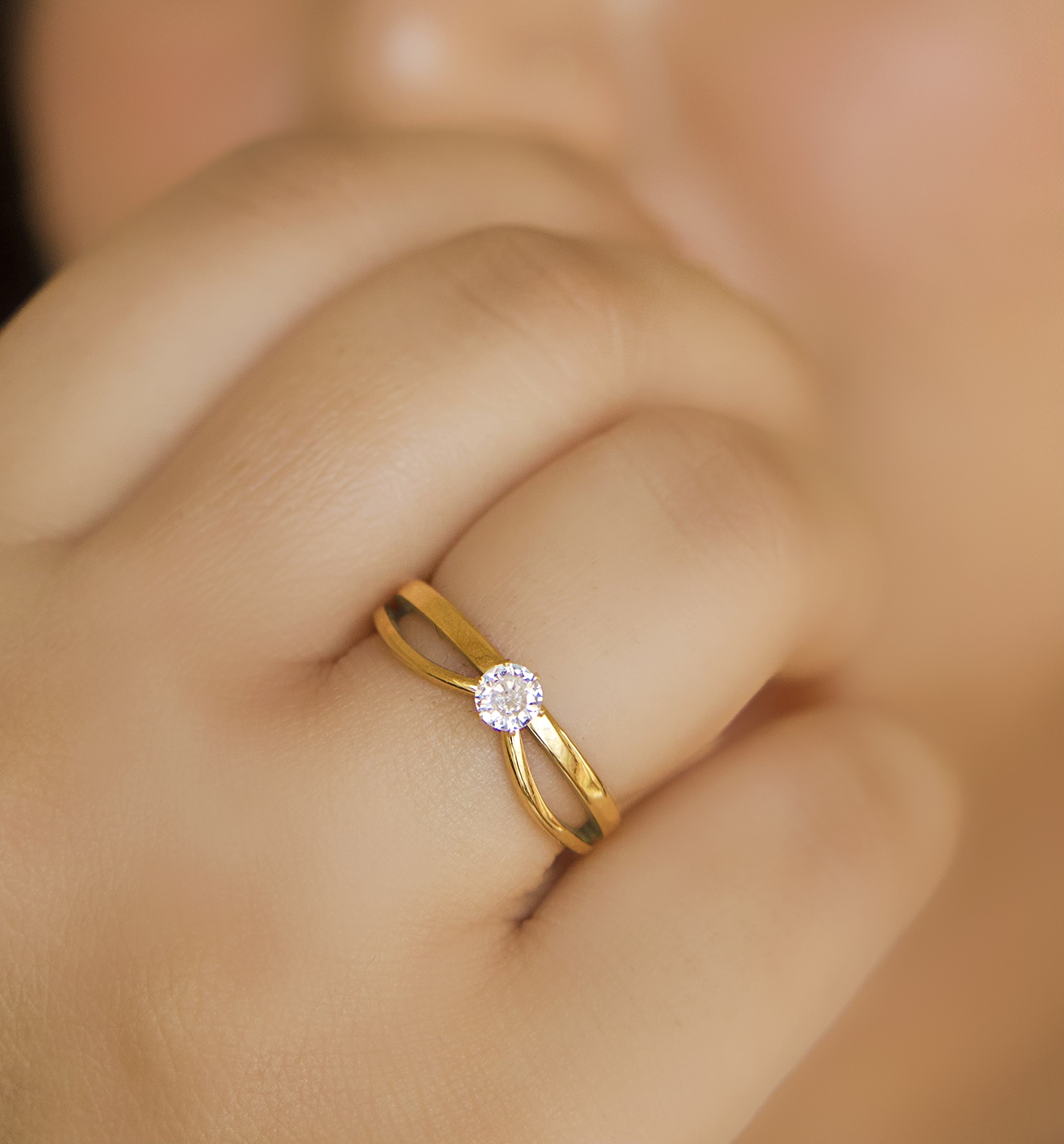 Gold Diamond Ring