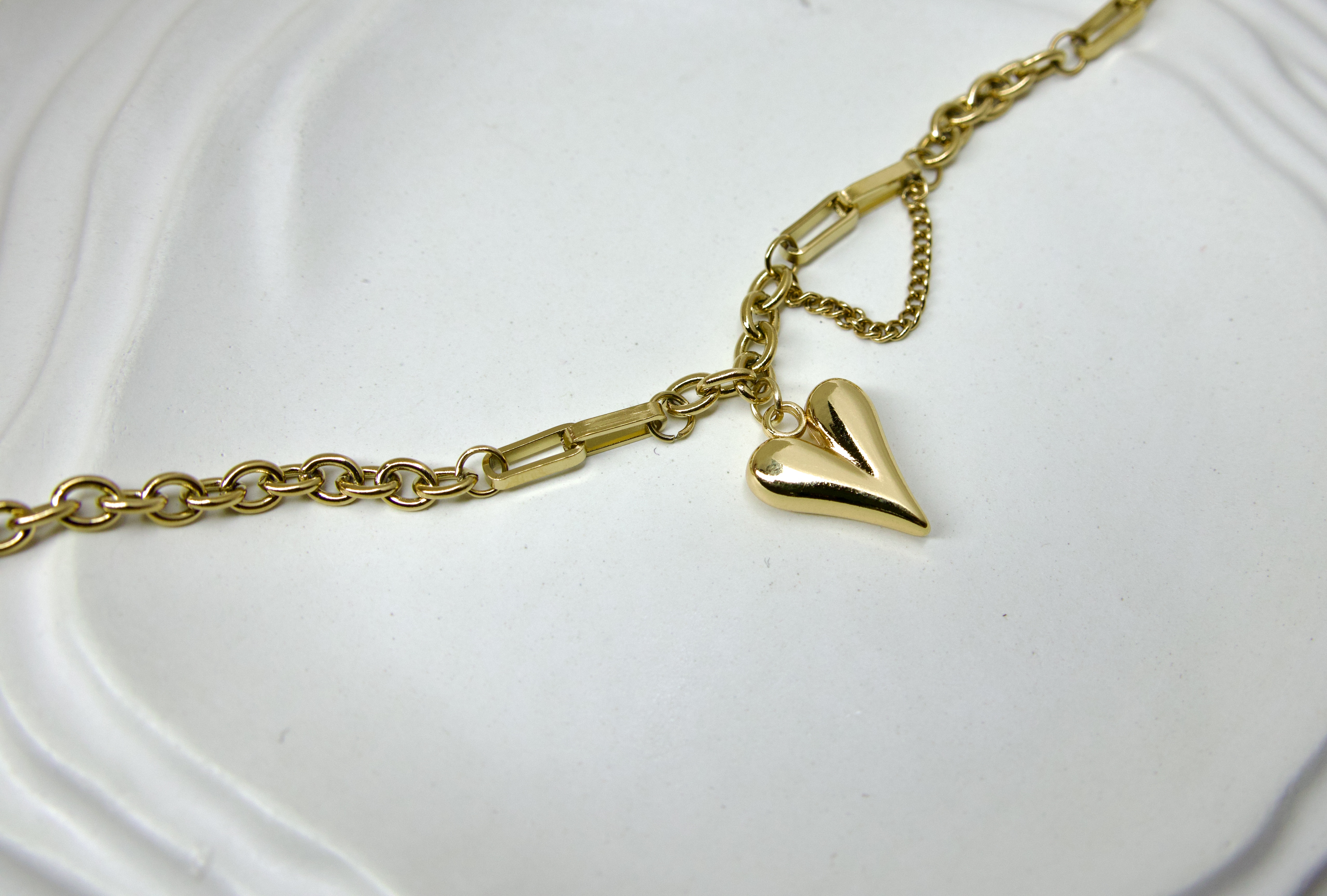 Heart Chain Bracelet