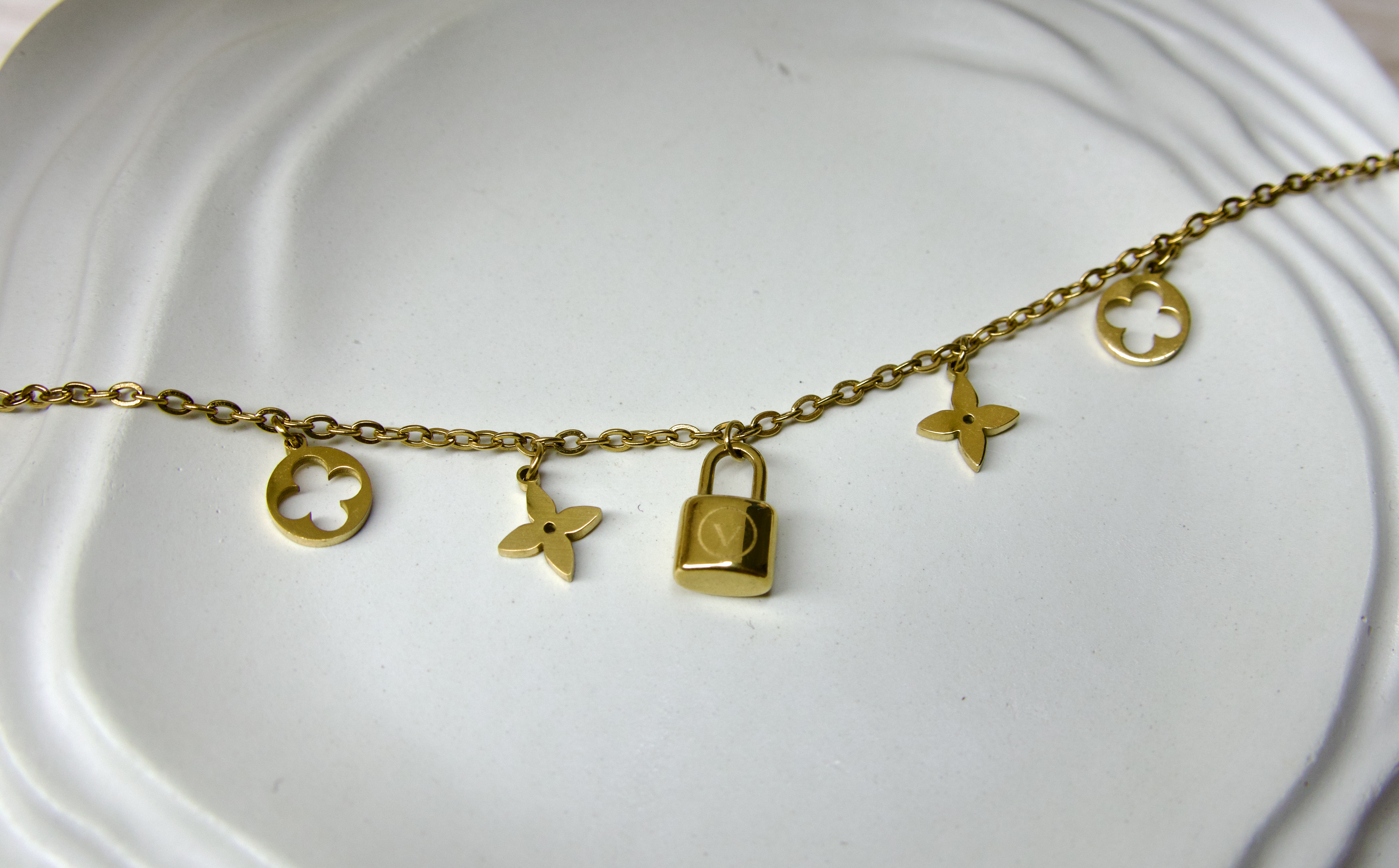 Lock Charm Bracelet