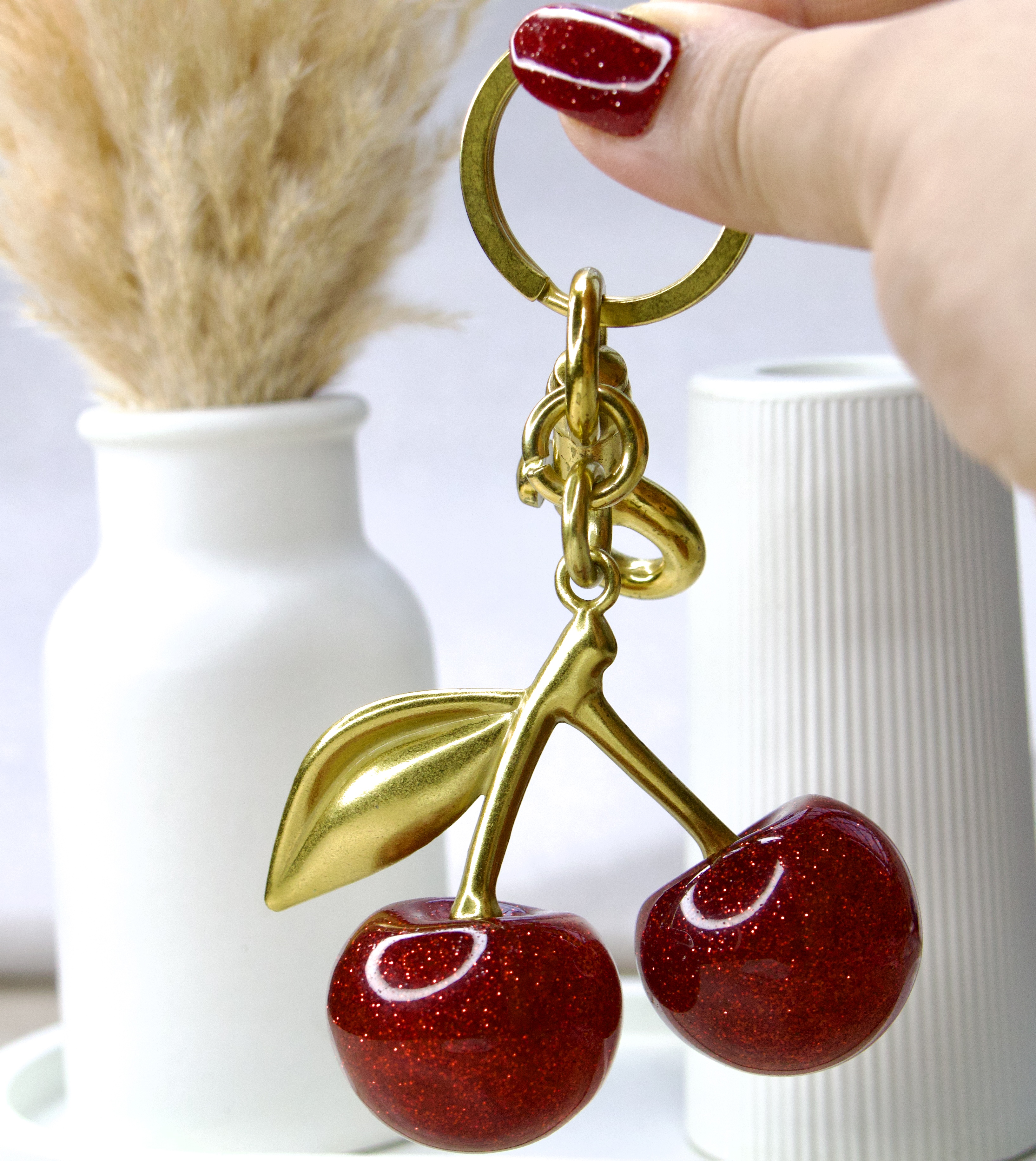 Cherry Keychain