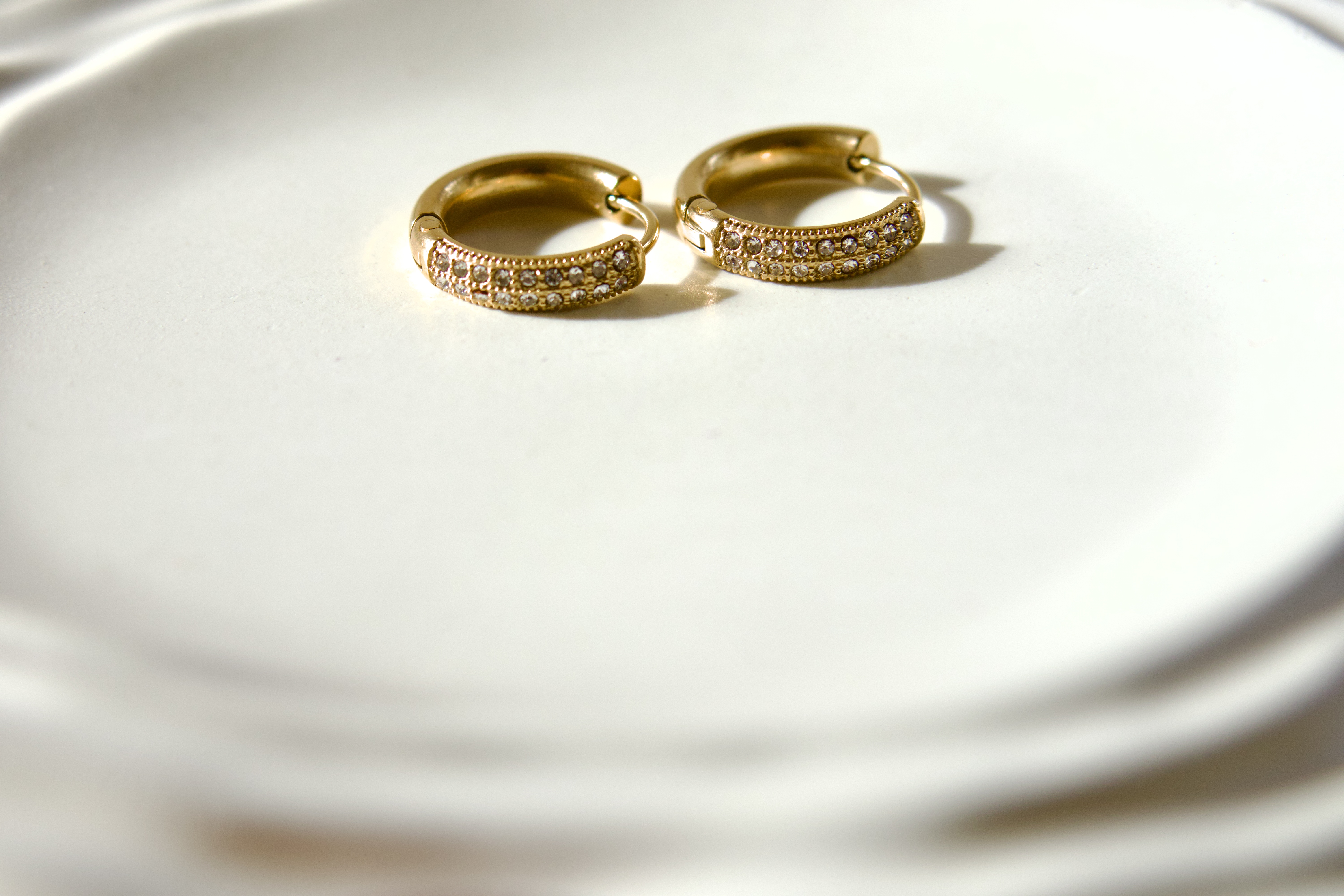 Round Hoop Earrings