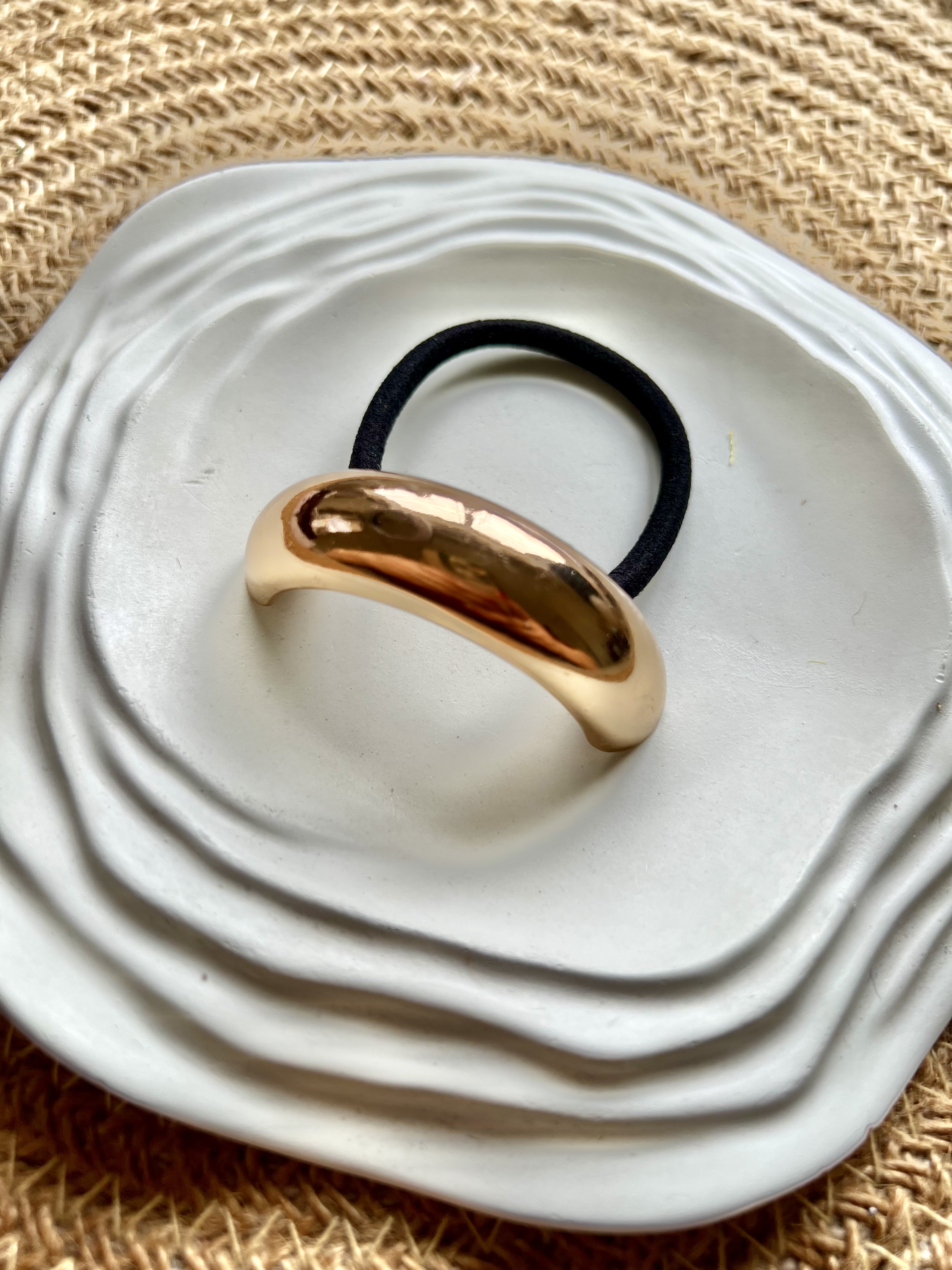 Gold-Tone Hair Tie