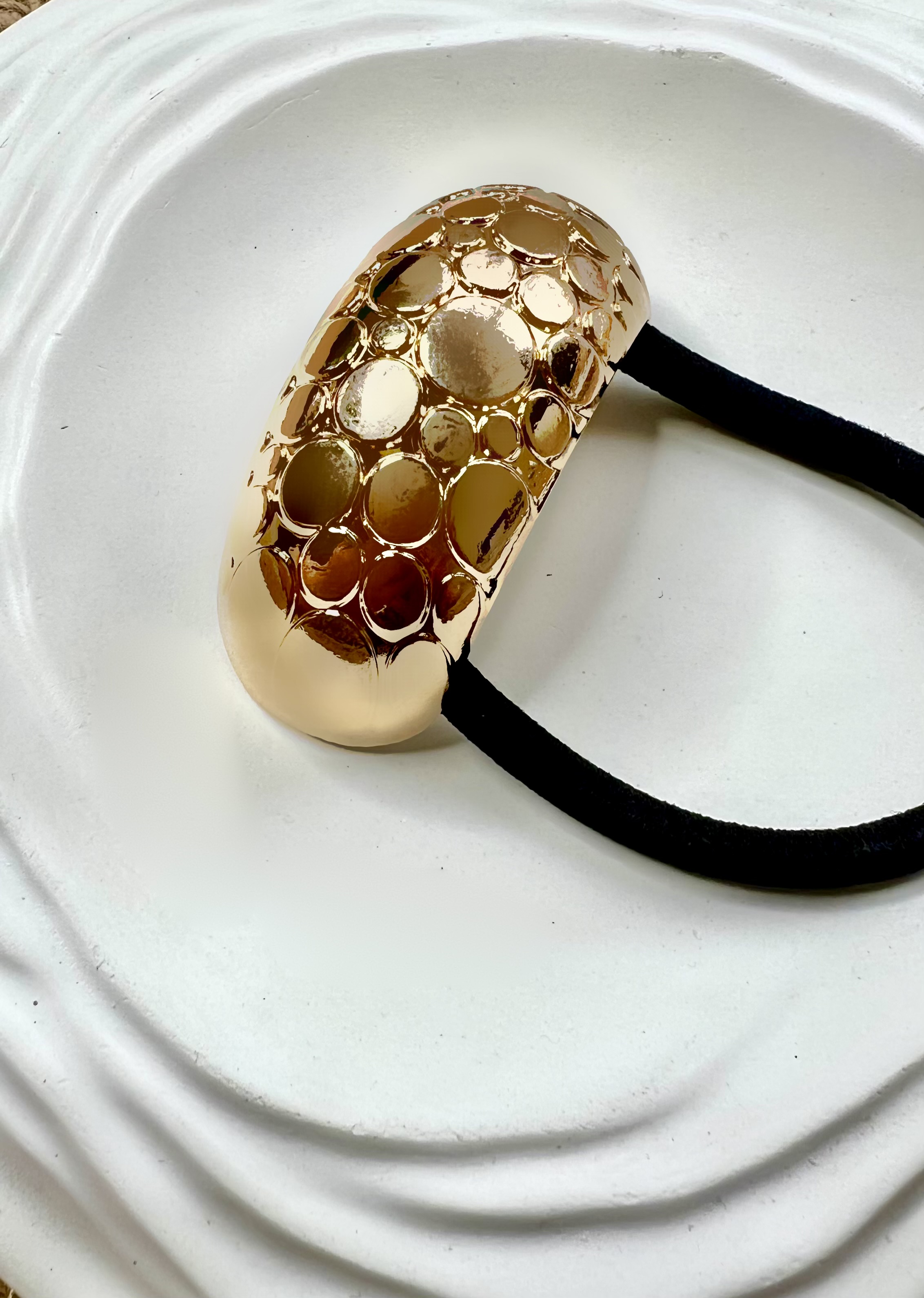 Golden Hair Accessory