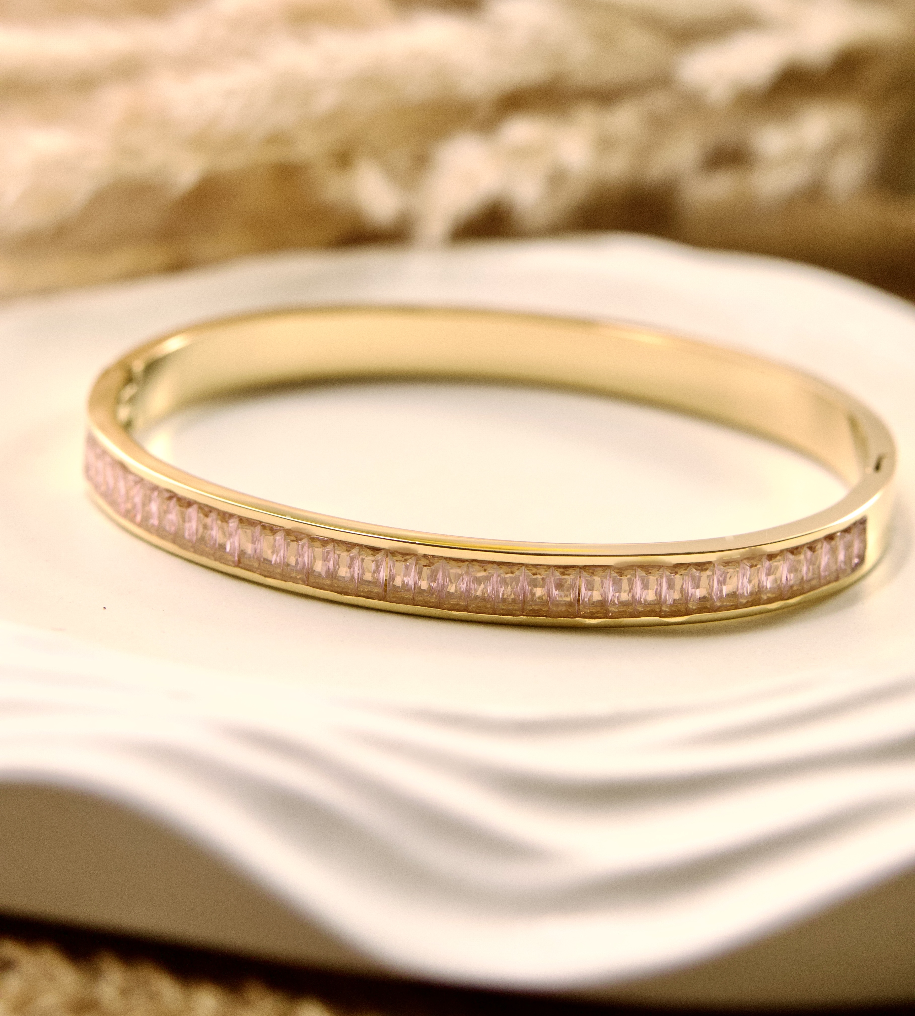 Pink Stone Bracelet