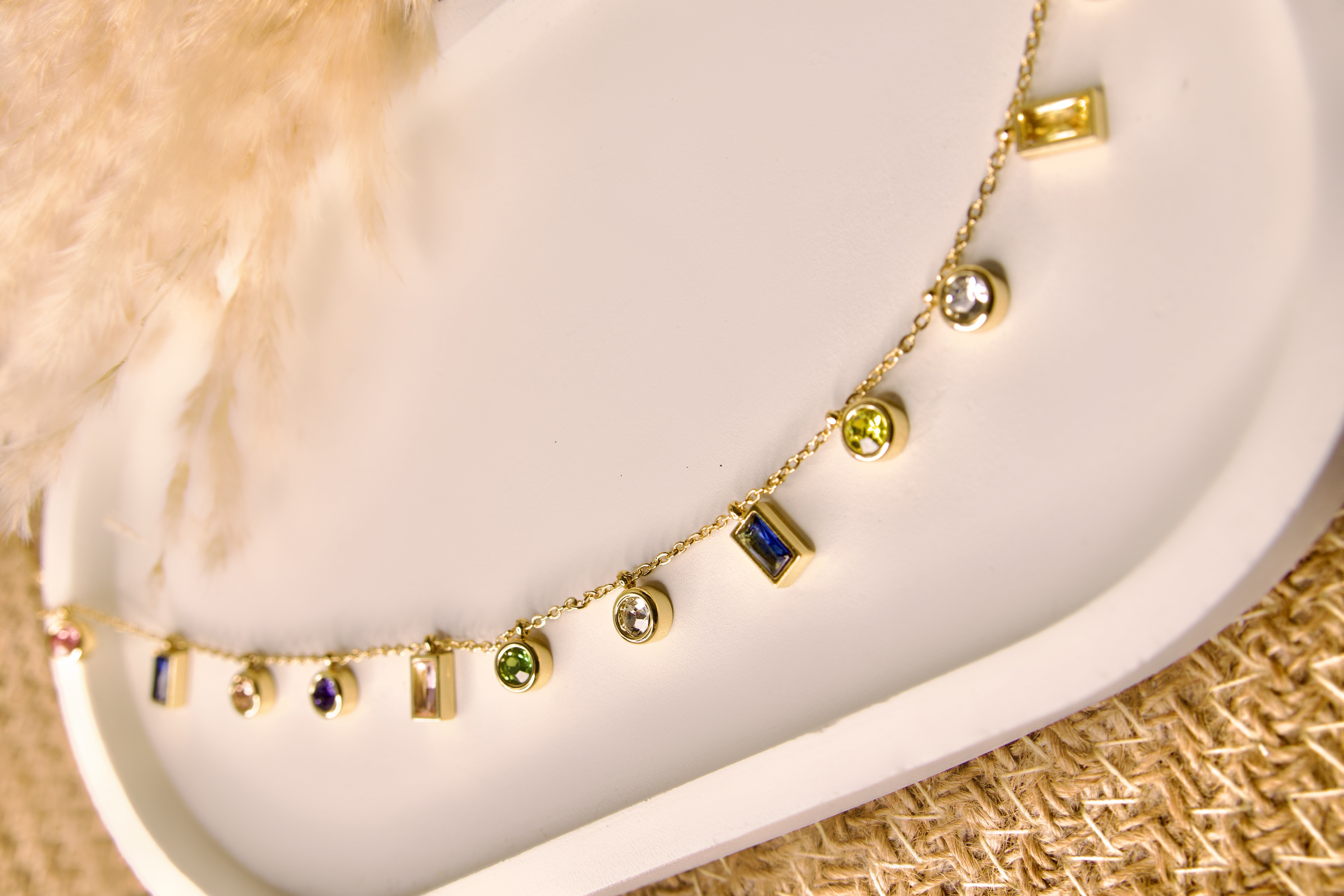 Multicolor Gemstone Necklace