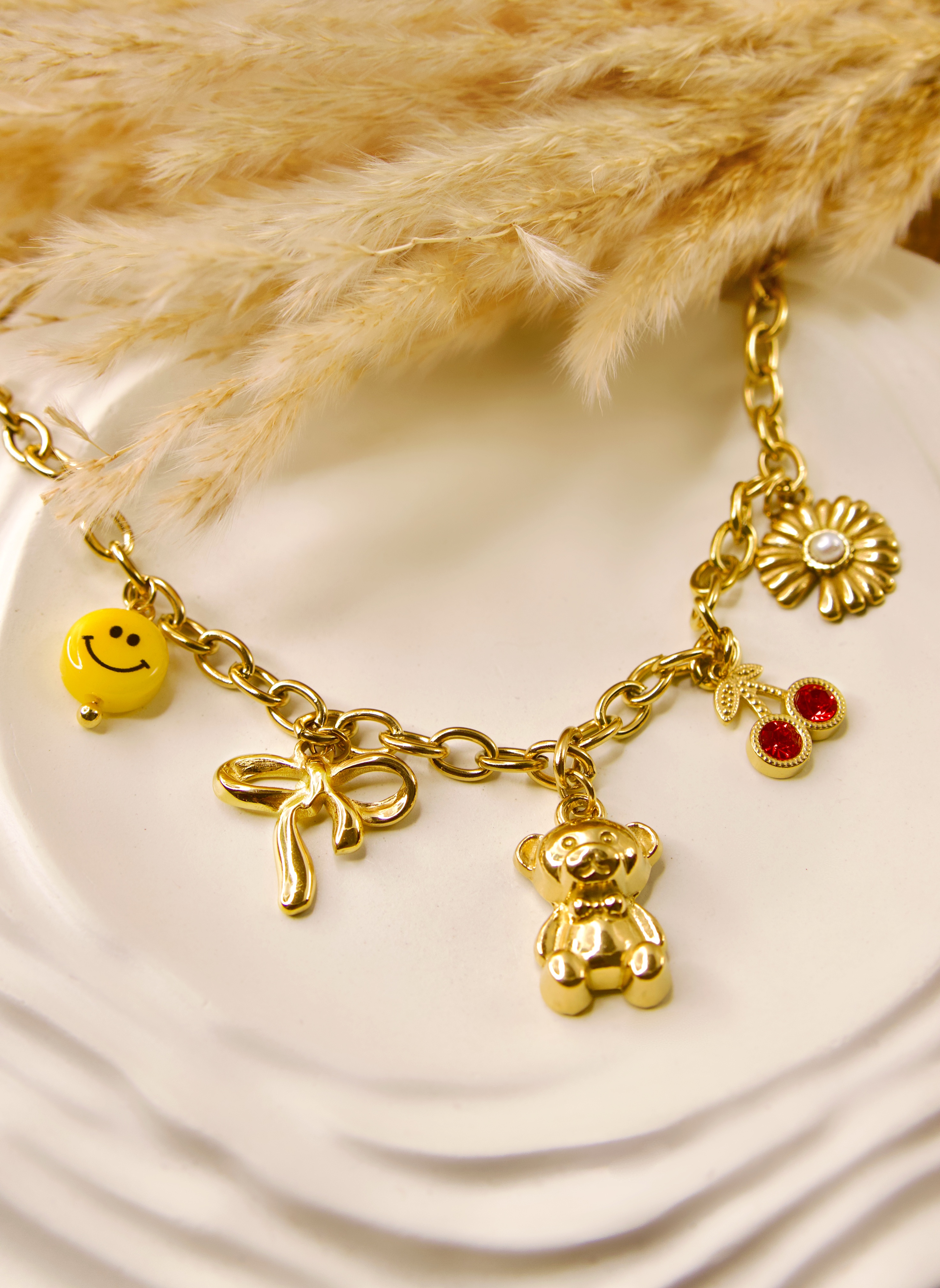 Gold Charm Necklace