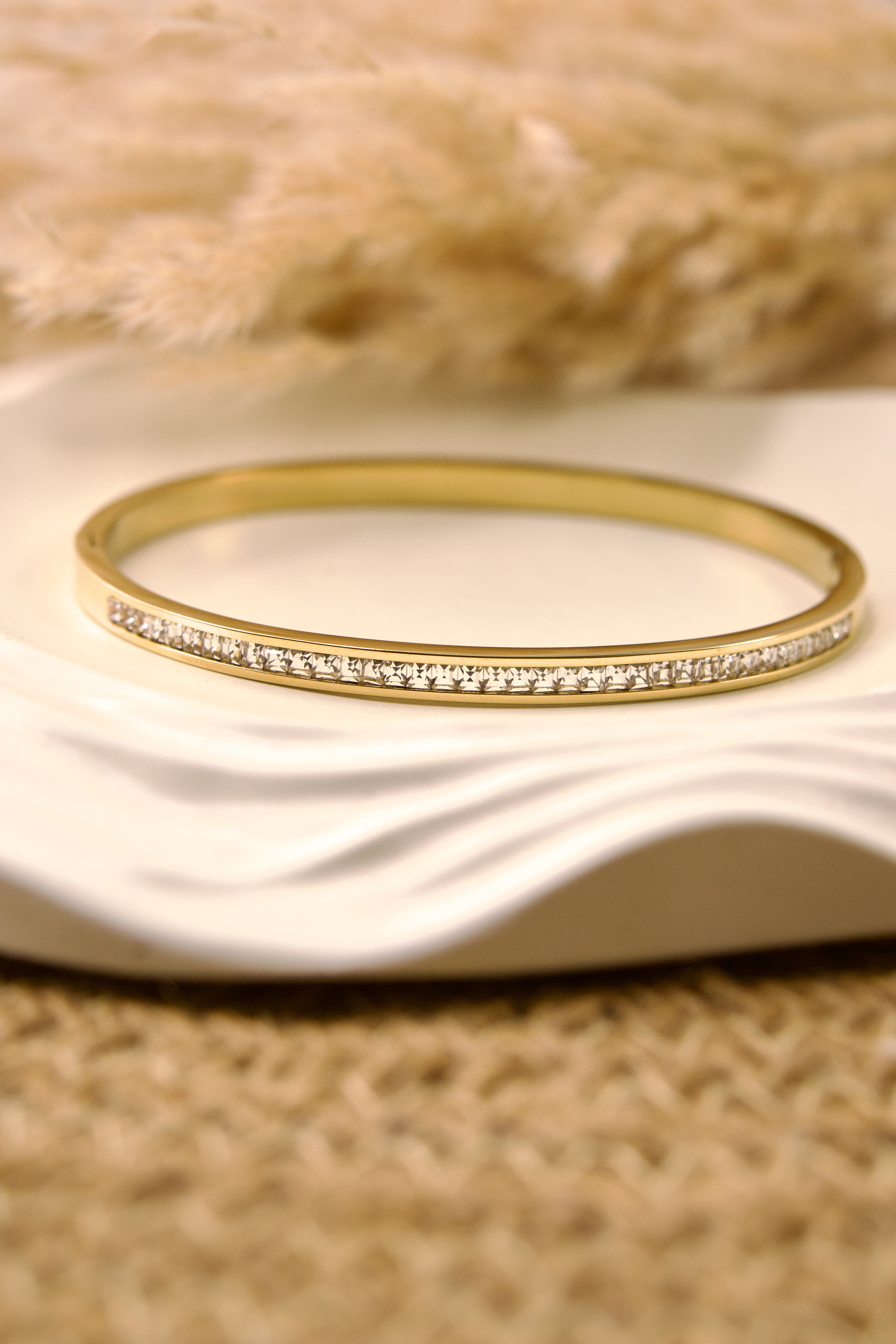 White Stone Bracelet