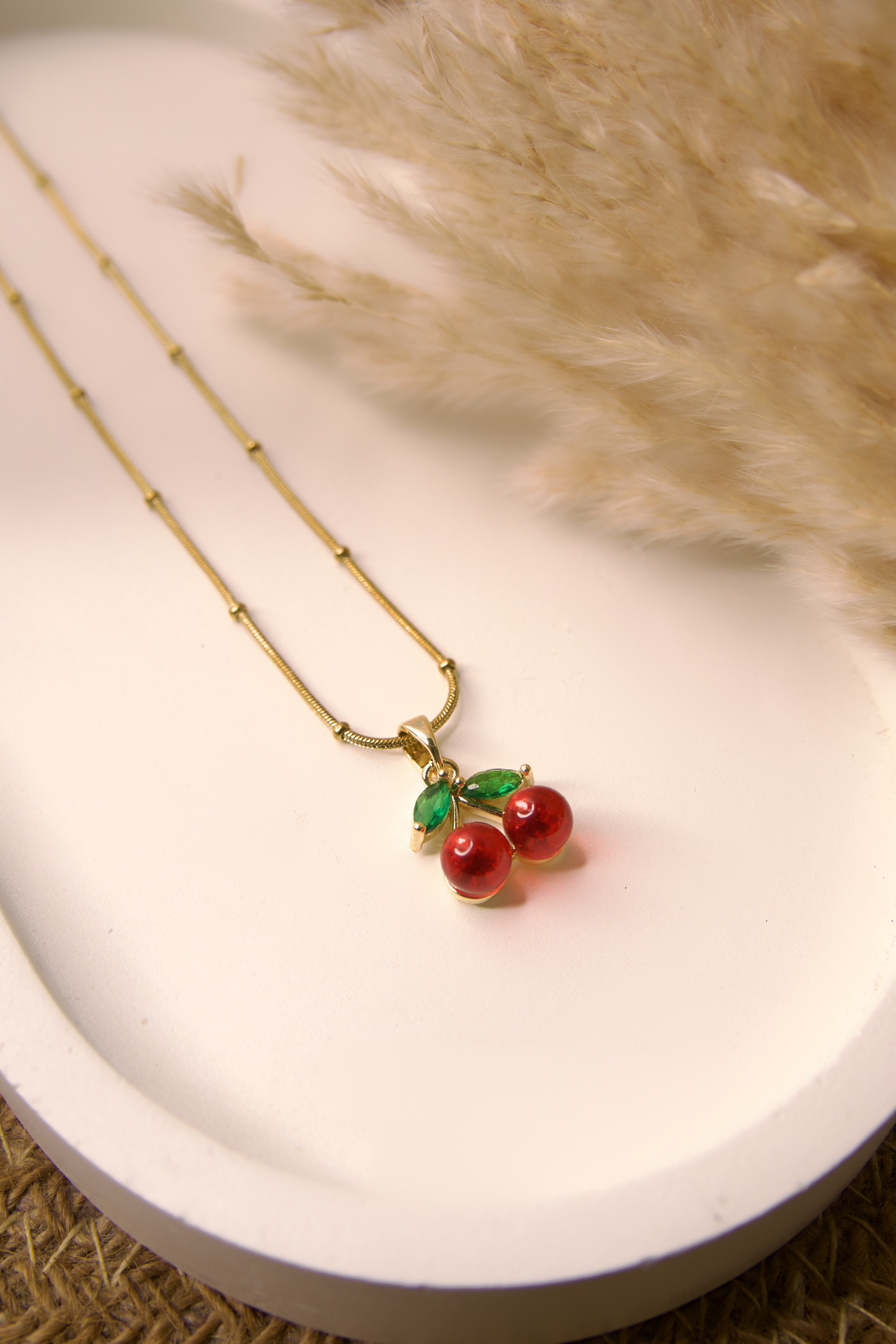 Cherry Pendant Necklace