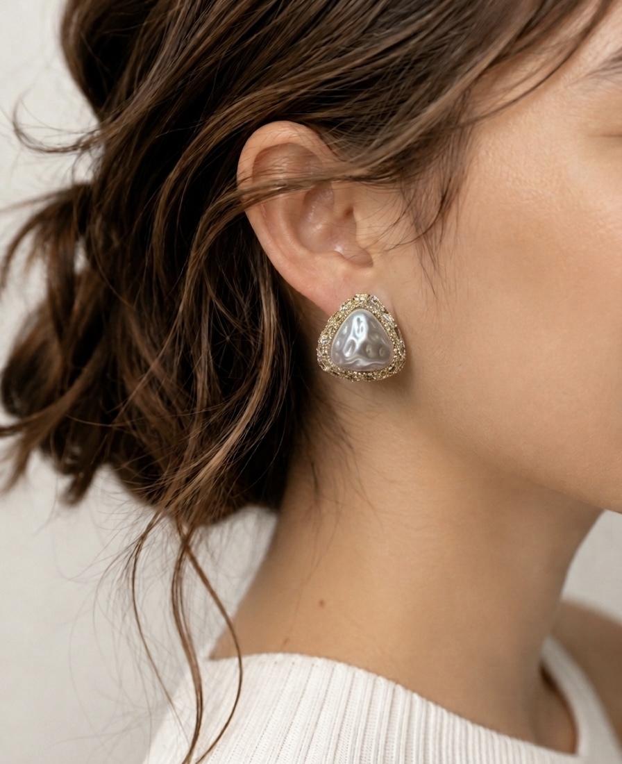 Elegant Crystal Stud Earrings