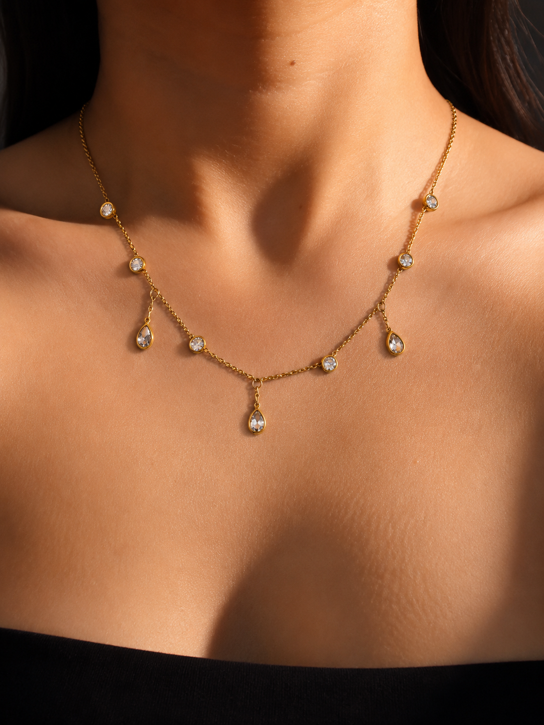 Gold Drop Necklace