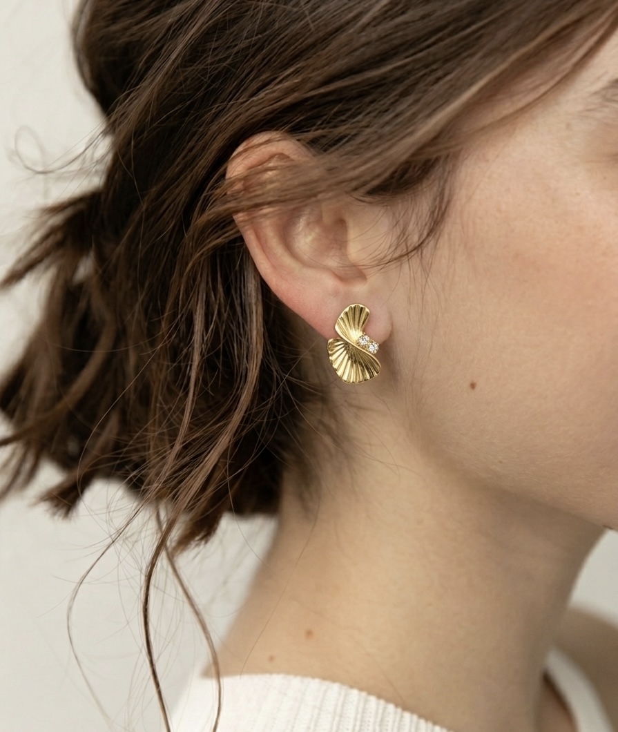 Twisted Stud Earrings