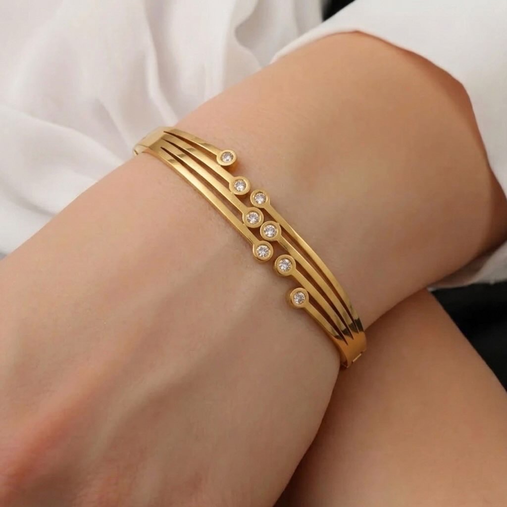 Elegant Gold Plated Bracelet