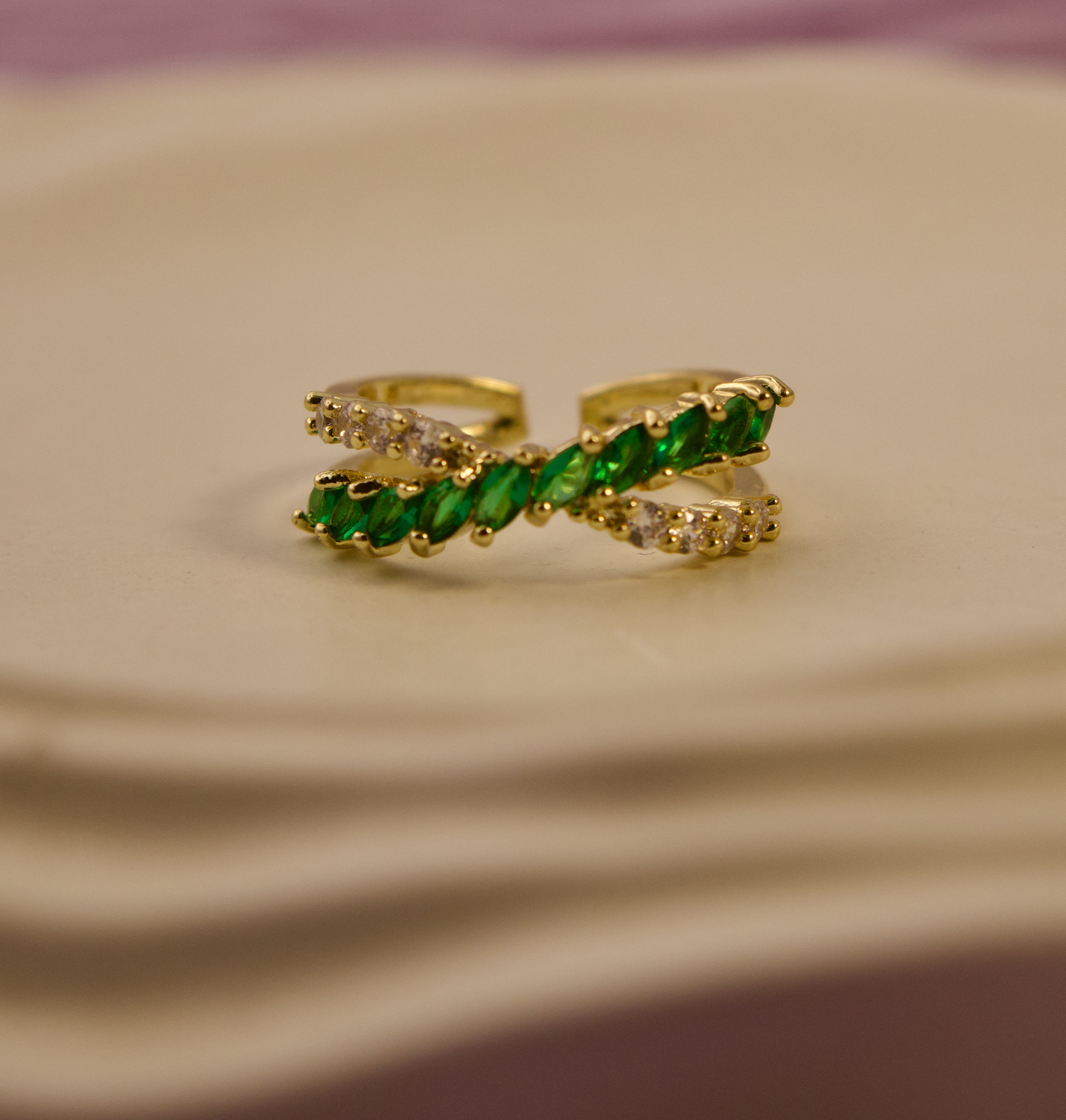 Emerald and Diamond Ring