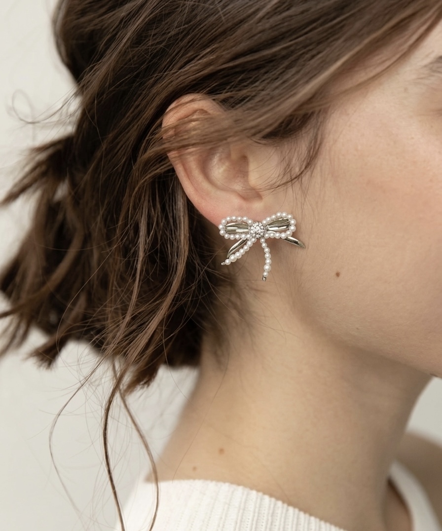 Bow Stud Earrings