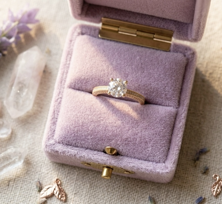Elegant Diamond Solitaire Ring