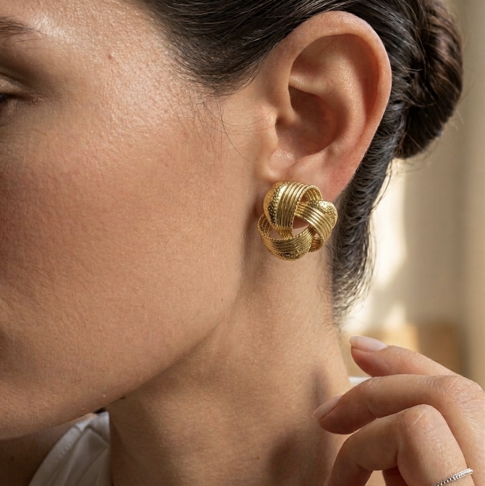 Knot Stud Earrings