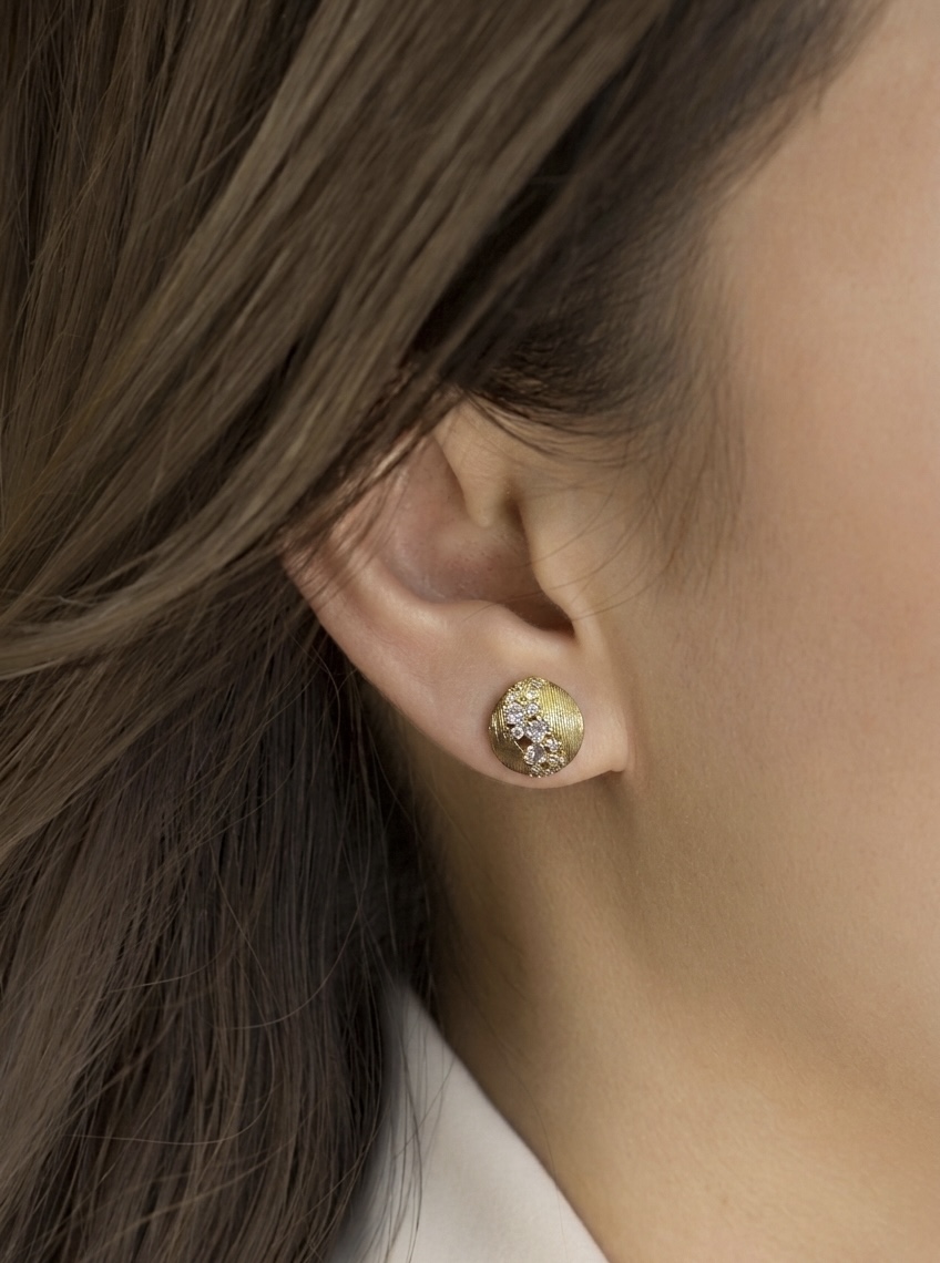 Gold Stud Earrings