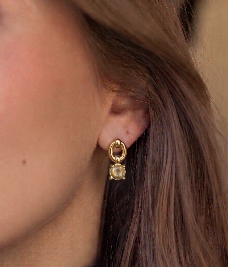 Gold Drop Earrings