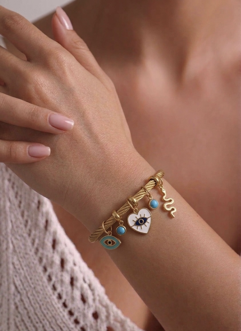 Evil Eye Charm Bracelet