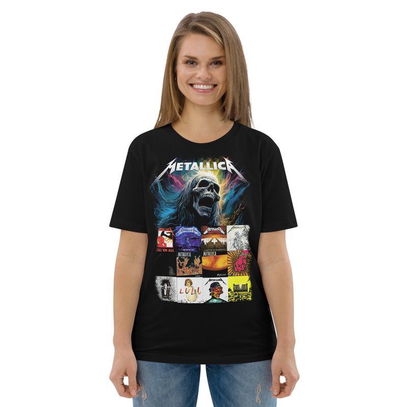 Unisex organic cotton Iron Maiden