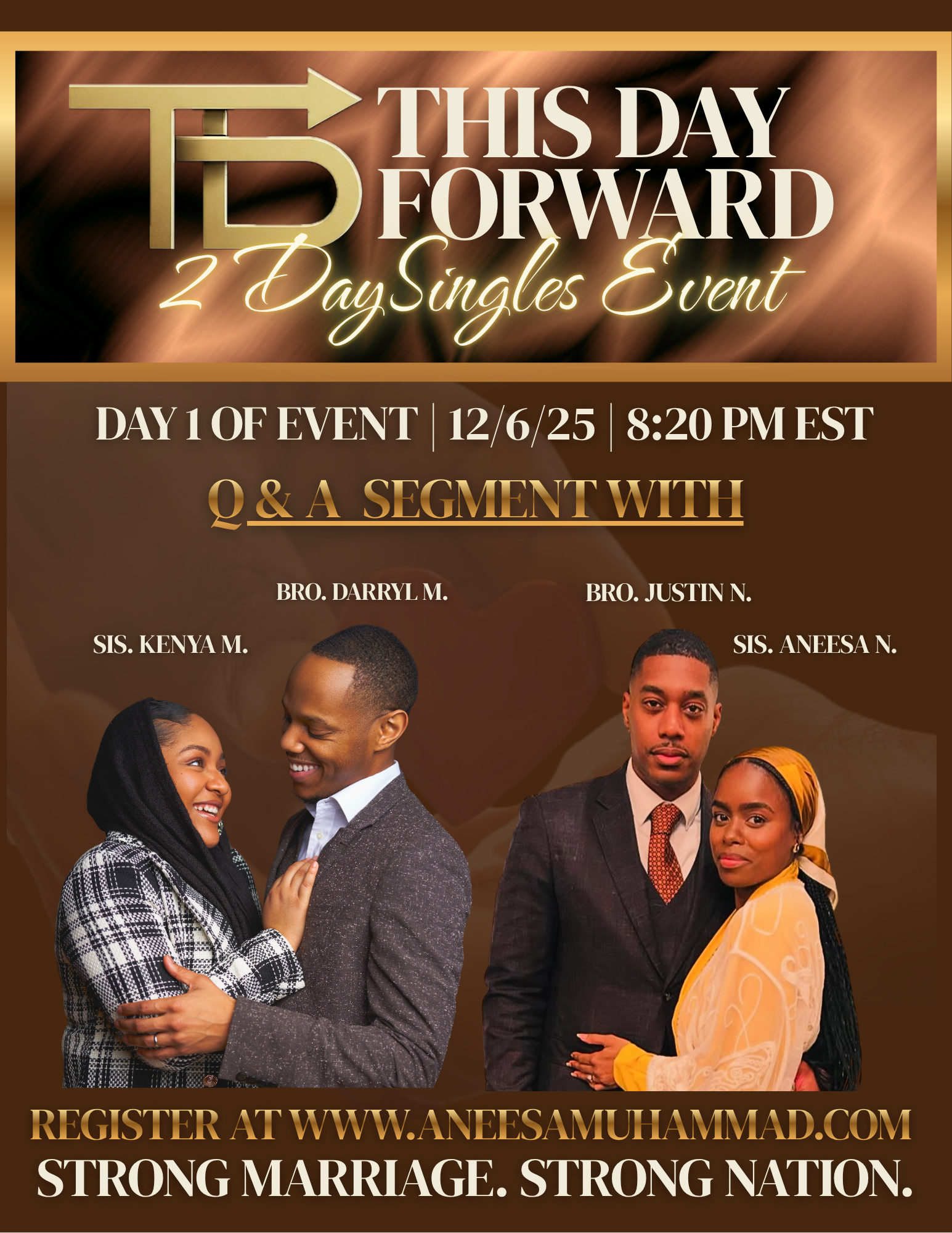 WOMENS REGISTRATION ONLY 2 Day Virtual Singles Event