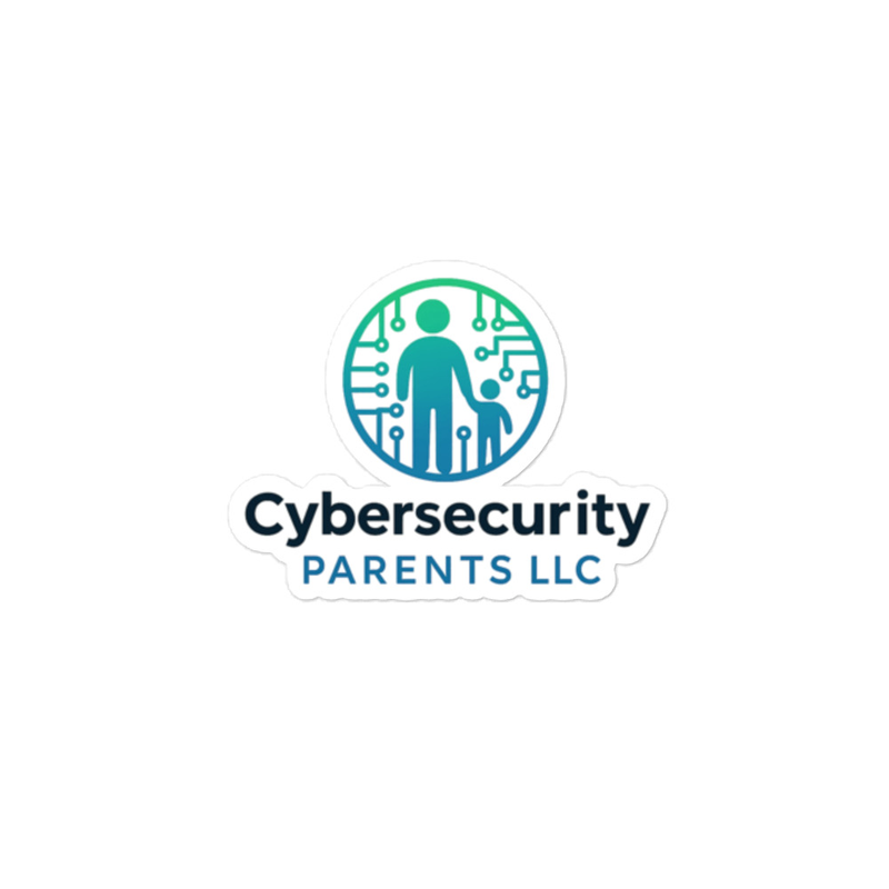 Bubble Sticker - Cybersecurity Parents Logo