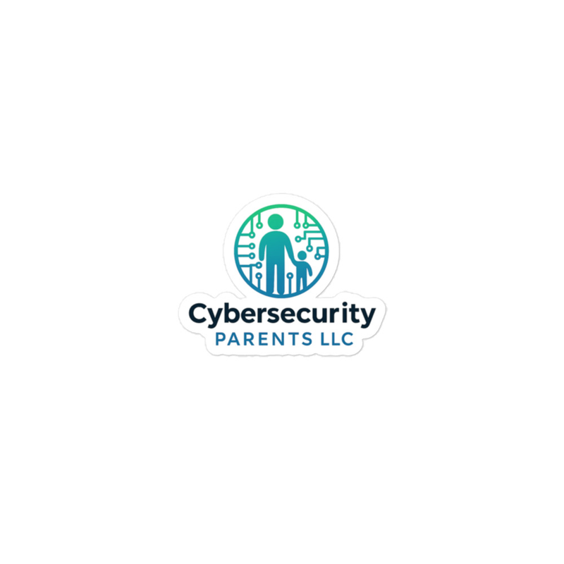 Bubble Sticker - Cybersecurity Parents Logo