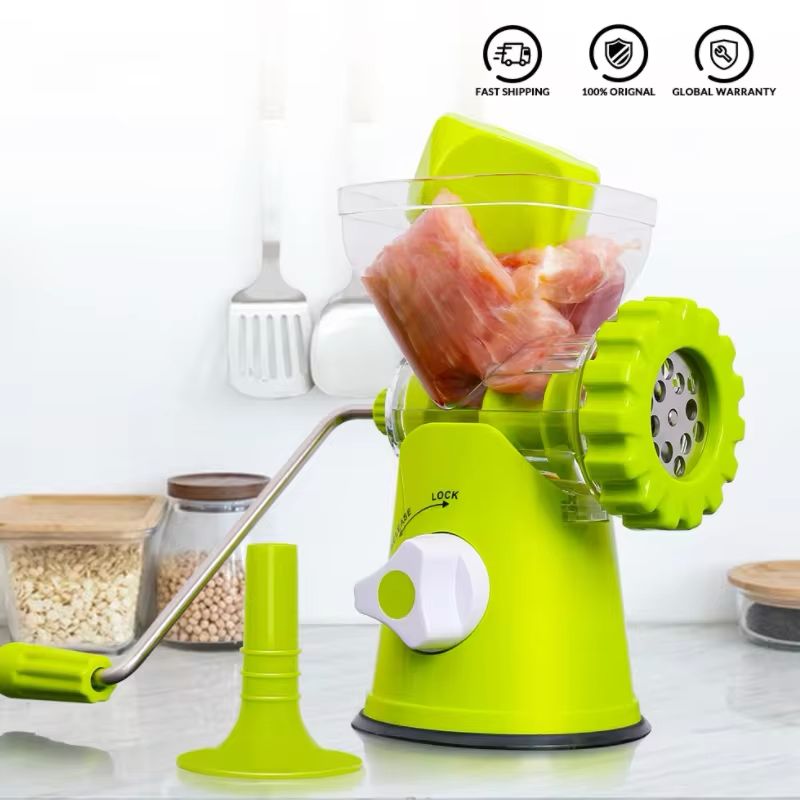 Manual Meat Grinder with Extra Bowl