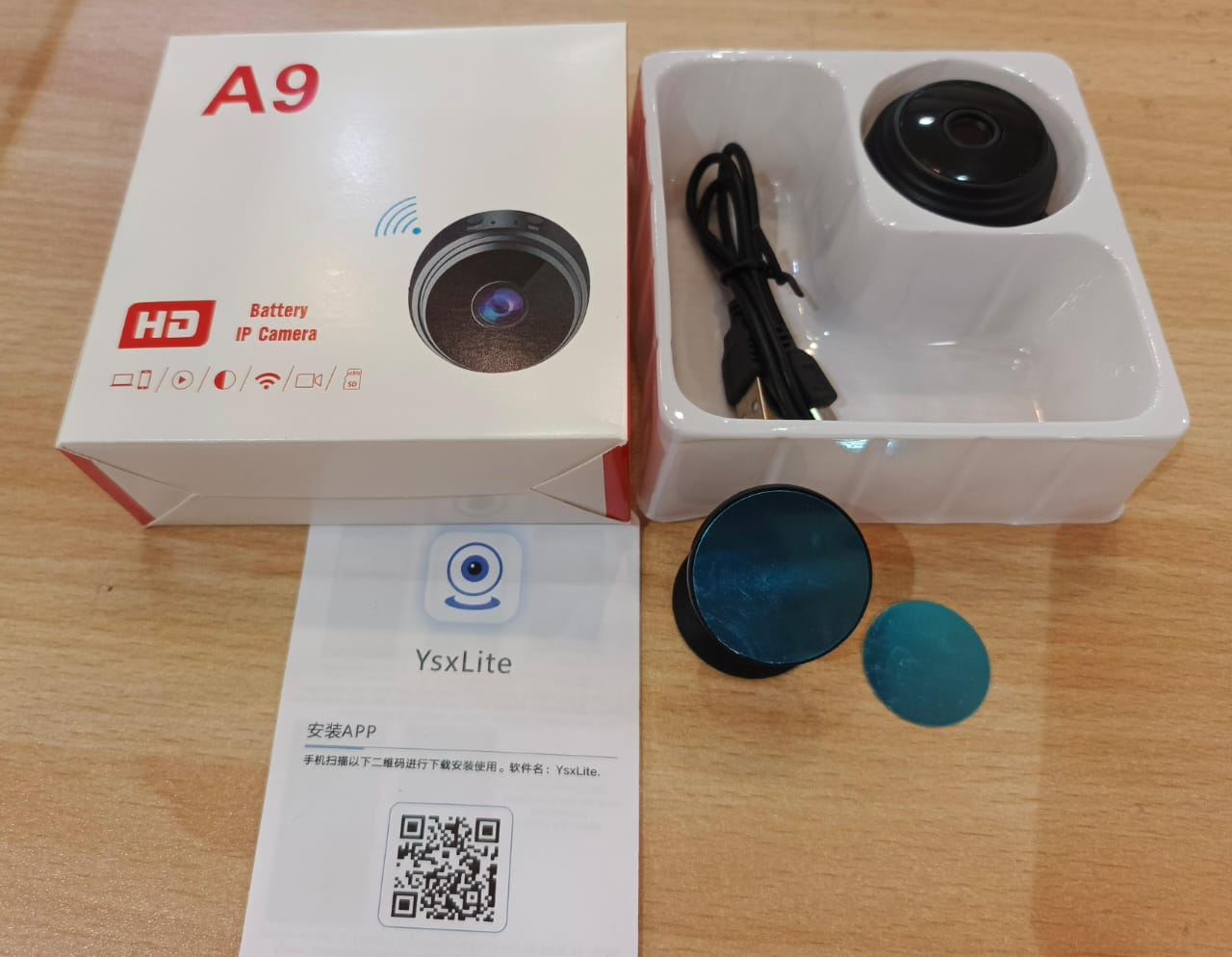 A9 1080P HD Mini WIFI Camera (Magnetic)
