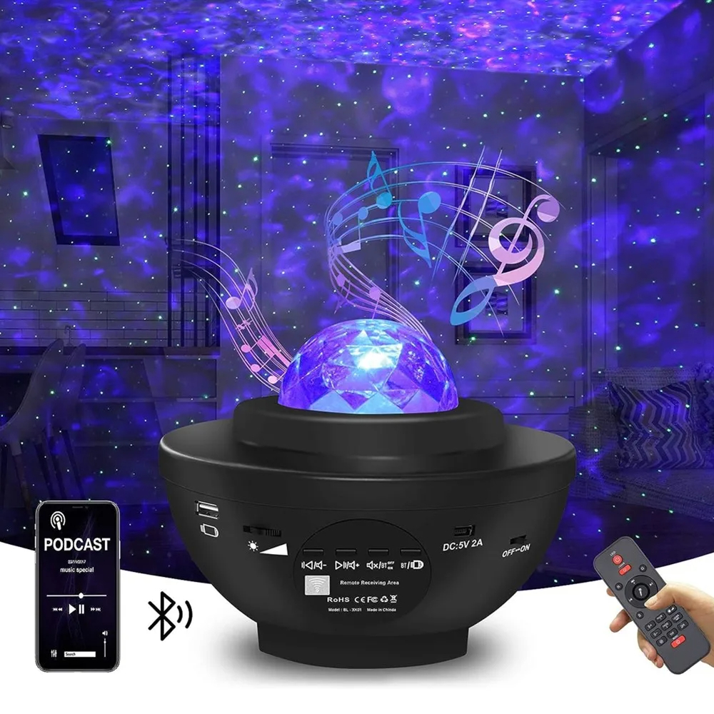 Galaxy Projector Star Light Speaker