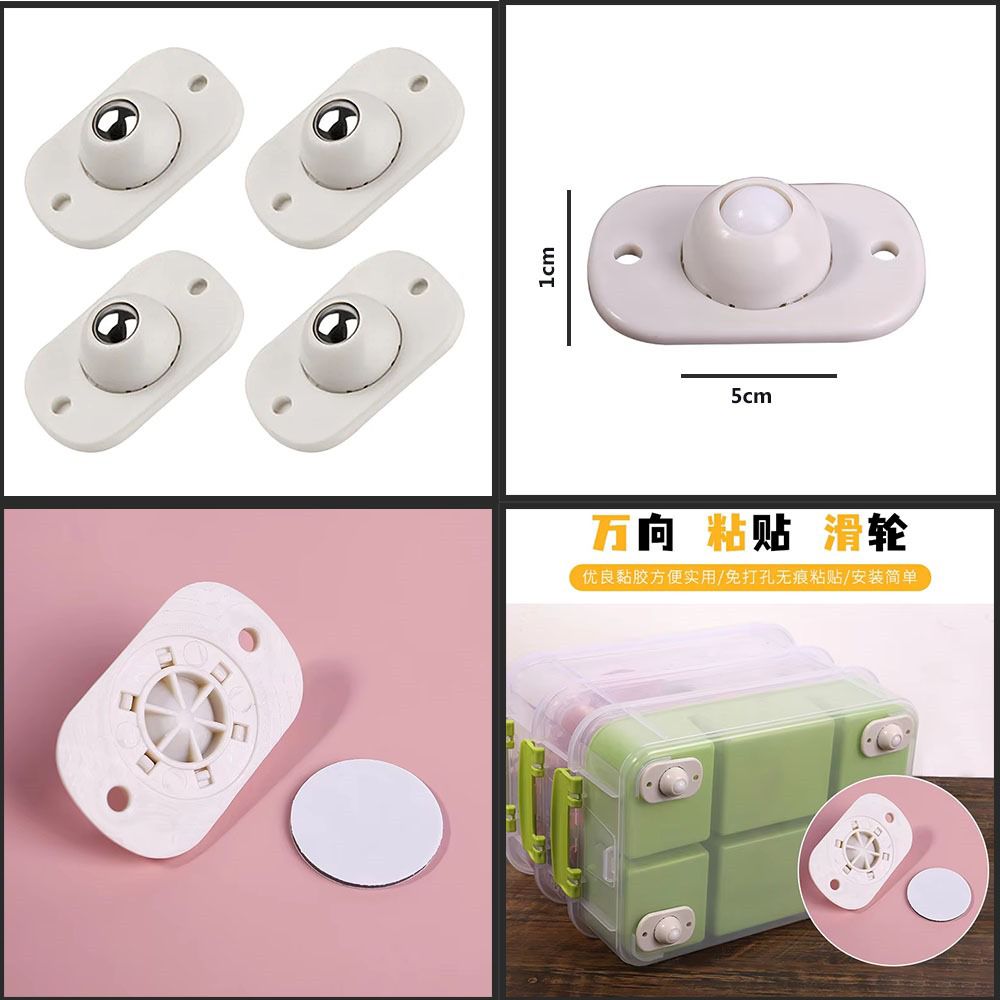 Pack Of 4 Pulley Wheels