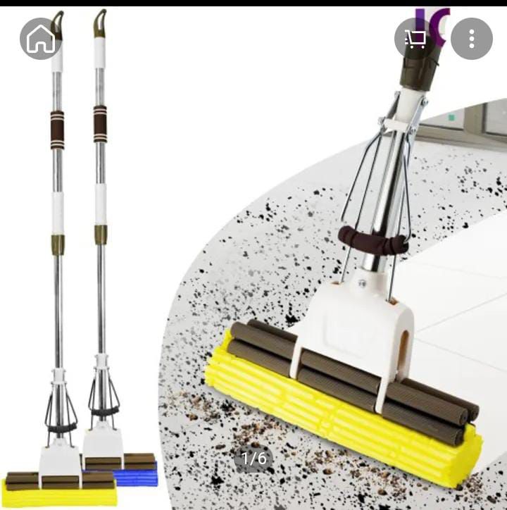 New Squeezable Mop With Sponge