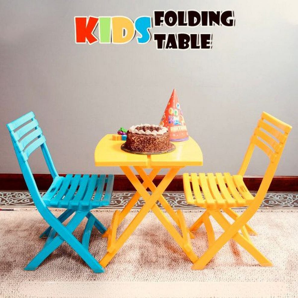 Kids Folding Portable (1 Table + 2 Chairs)