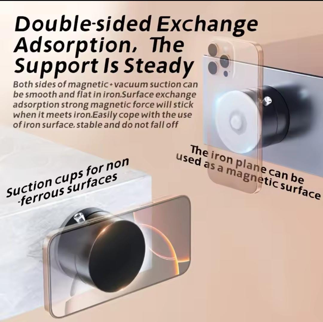 2025 Vacuum Double Side Magnetic Suction Cup Holder