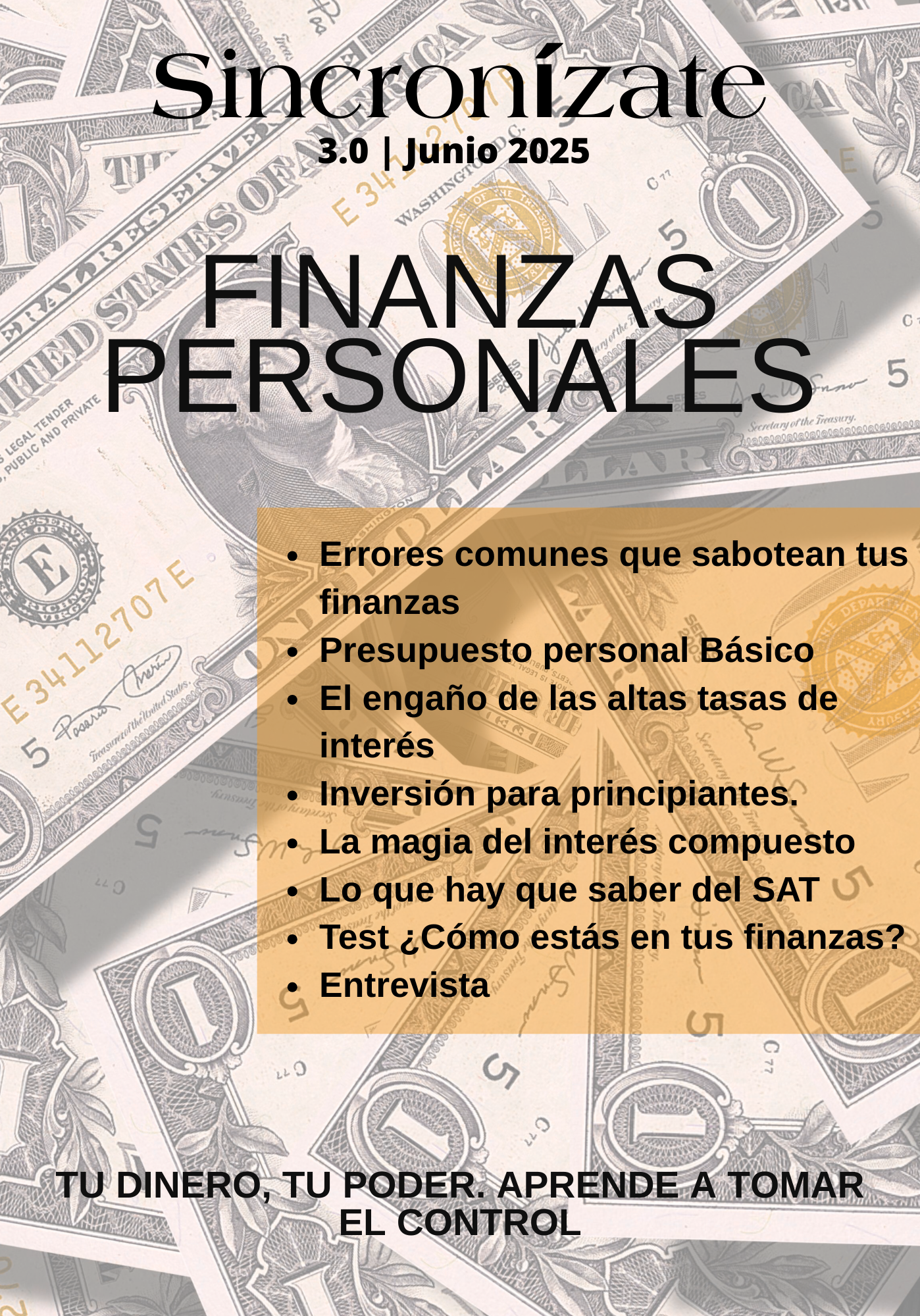 Revista Sincronízate No. 3 - Finanzas Personales