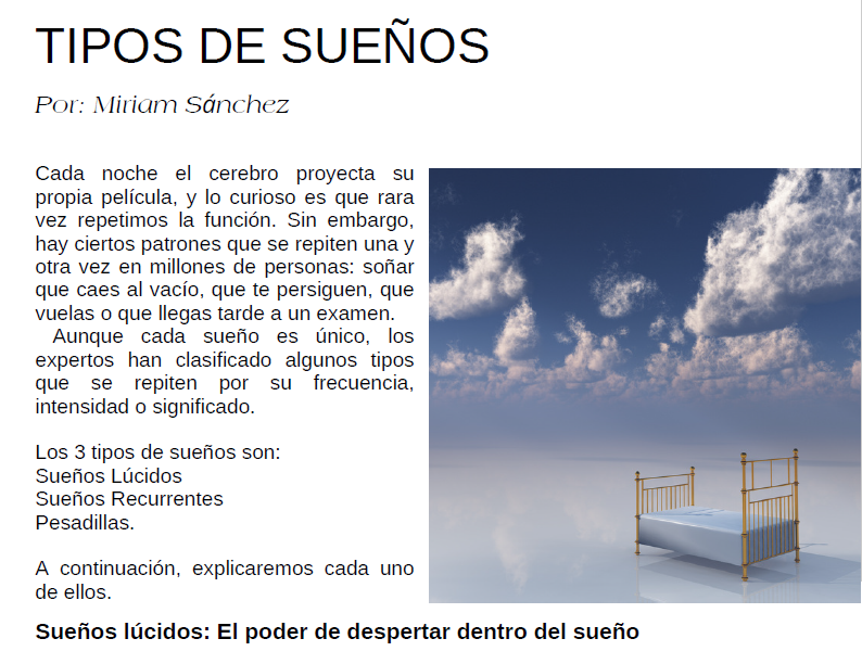 Revista Sincronízate No. 7 - Los sueños