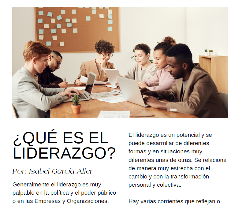 Revista Sincronízate No. 1 - Estilos de Liderazgo