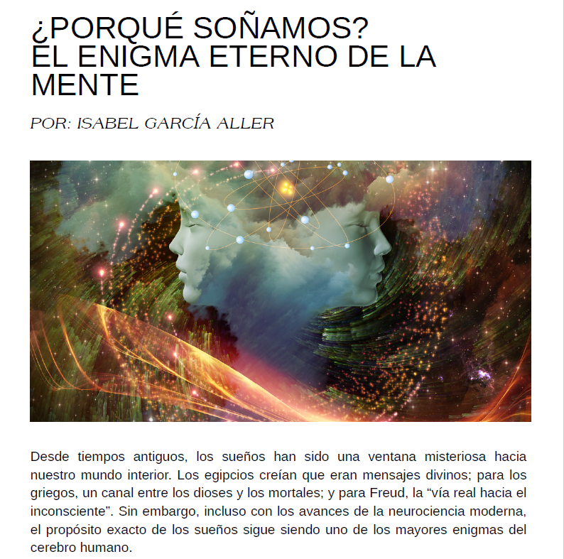 Revista Sincronízate No. 7 - Los sueños