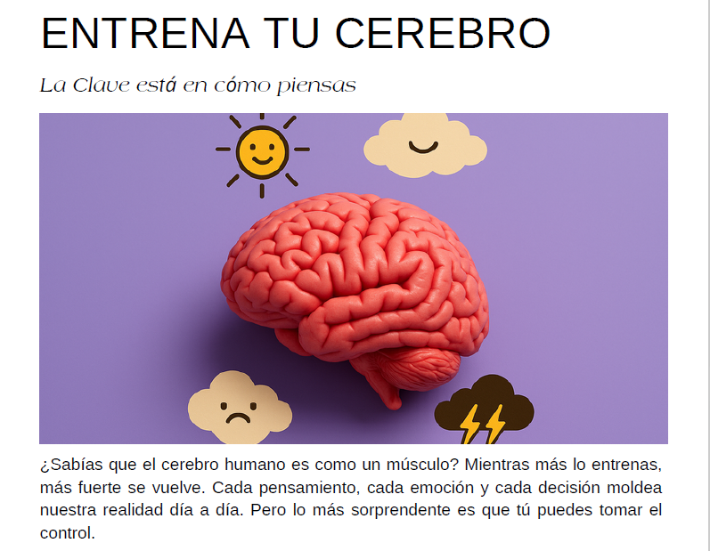 Revista Sincronízate No. 4 - Entrena tu Cerebro