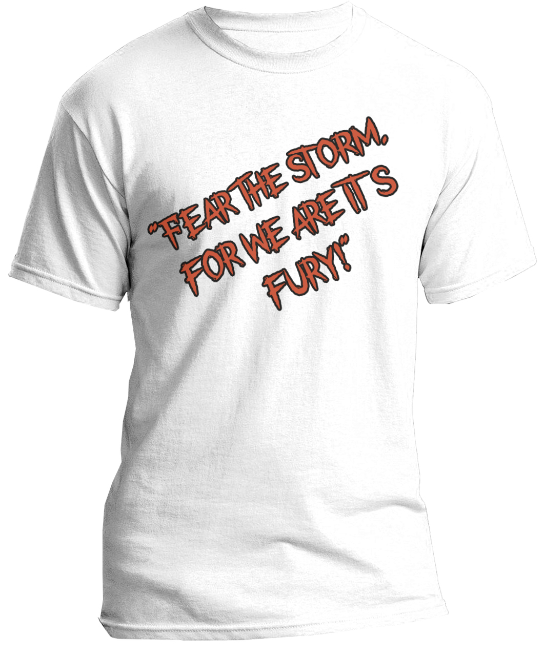 Red Bearded Viking Show - Fear The Storm - Official Tee (White)