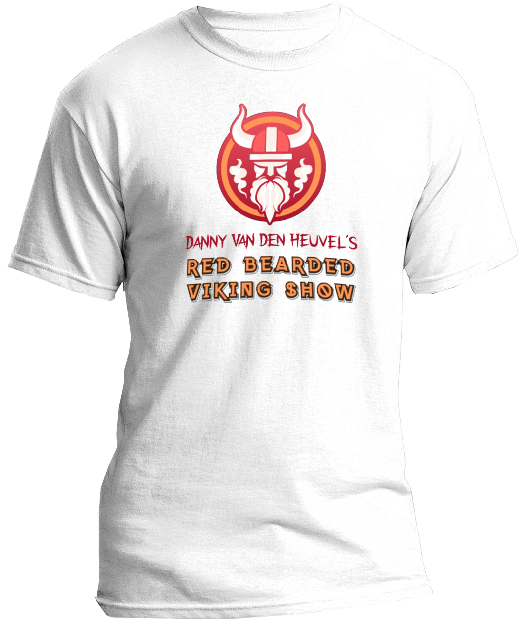 Red Bearded Viking Show - Logo - Official Tee (White)