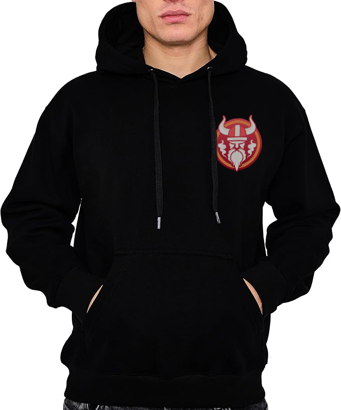 Red Bearded Viking Show Official Black Hoodie