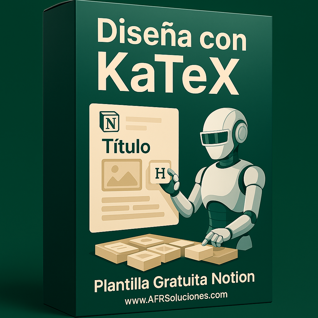 Plantilla Notion - Diseña con KaTeX